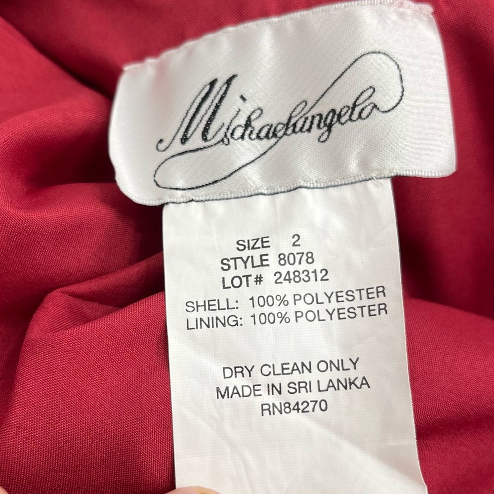 ✨❤️ NWT Michaelangelo Strapless Formal Gown – Elegant & Timeless! ❤️✨ - Picture 6 of 14